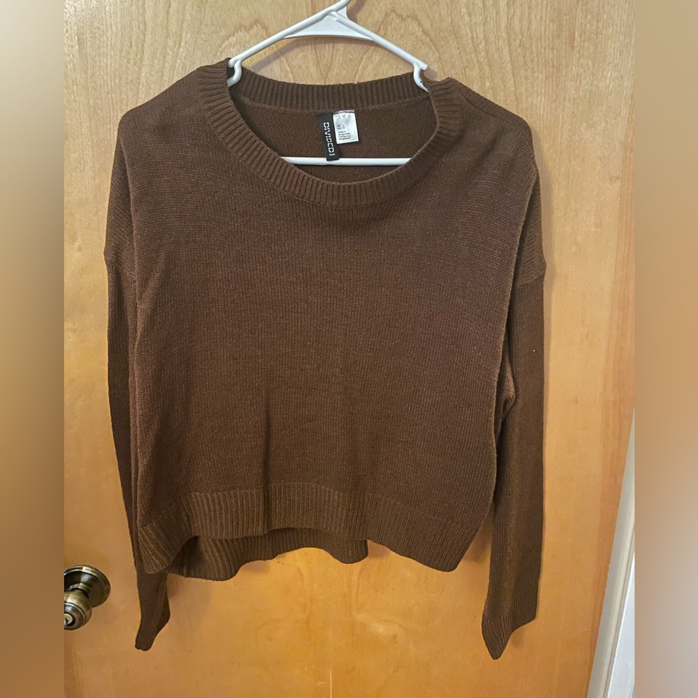 H&M BROWN LONG SLEEVE